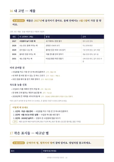 내 고민 맞춤 장 쪽